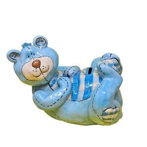 Blue Sky Bear Piggy Bank Heather Goldminc Baby